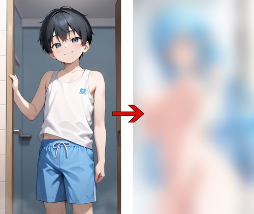 TSF:少年がシャワーを浴びて雪花ラ○ィになるの画像