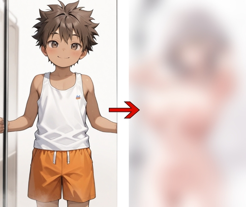 TSF:少年がシャワーを浴びて白銀○エルになるの画像