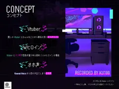 【Wヒロイン？】カワボな人気Vtuberとオフパコ〜中身はコミュ障、けどオホ声上げる性欲ビーストでした〜【KU100/両耳舐めボーナストラック付き】 サンプル 4