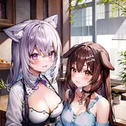 てぇてぇCG集 お〇ころ1 猫又お〇ゆと戌神こ〇ね サンプル 3