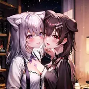 てぇてぇCG集 お〇ころ1 猫又お〇ゆと戌神こ〇ね サンプル 6