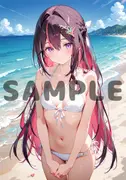 水着AZKiとビーチSEX サンプル 2
