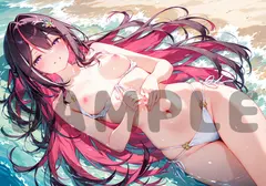 水着AZKiとビーチSEX サンプル 3