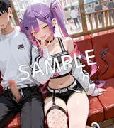 常〇トワと人通りの多いカフェでH サンプル 5