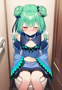 ホ〇ライブ全員分 うんこ中にトイレに入り股を広げる サンプル 3