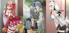 ホ○ライブ 脱糞スカトロCG集 (星○すいせい・さ○らみこ・白○フブキ)編 サンプル 5